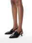 Kazar Studio Zwarte open pumps met slingback hak Black Dames - Thumbnail 5