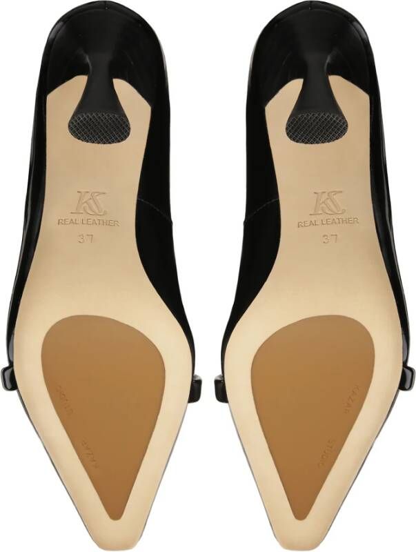 Kazar Studio Zwarte pumps met hoge hak en stiletto neus Black Dames