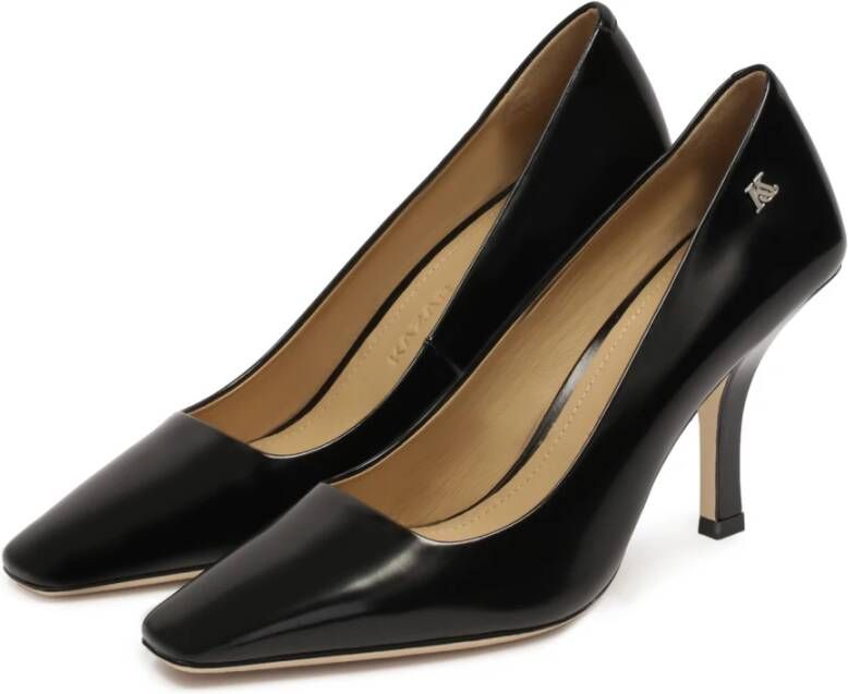 Kazar Studio Zwarte pumps op een slanke stilettohak Black Dames