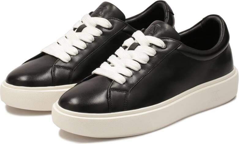 Kazar Studio Zwarte sneakers op contrasterende zool Black Heren