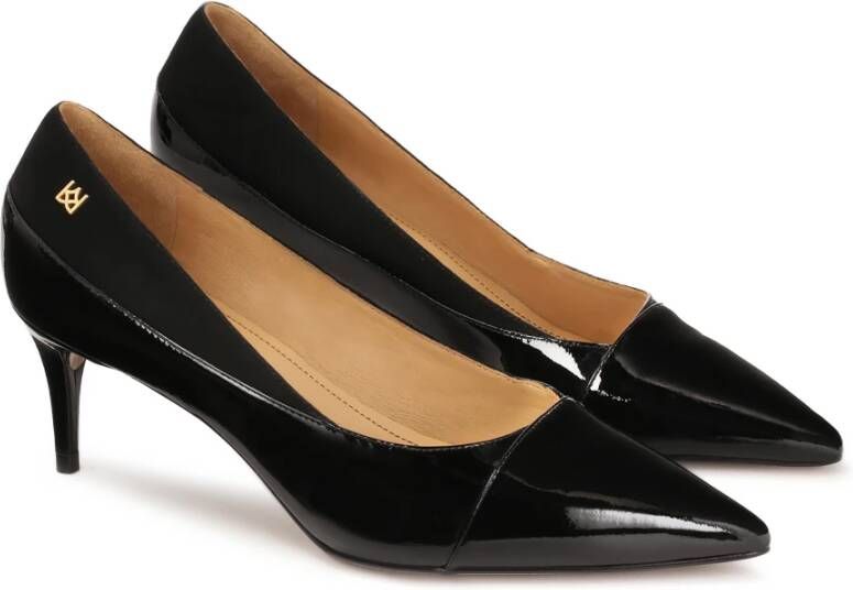 Kazar Suède en lakleren pumps Black Dames