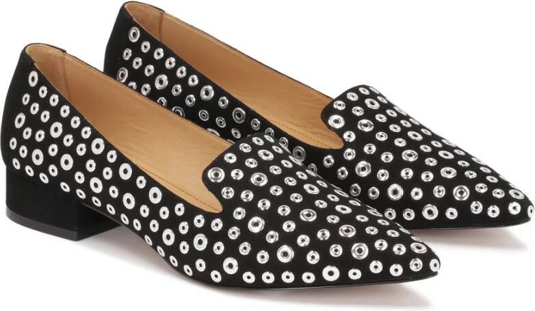 Kazar Suède platte pumps met studs Multicolor Dames