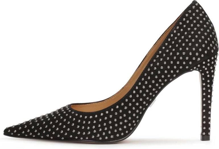 Kazar Suede pumps versierd met kleine studs Black Dames