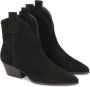 Kazar Suede slip-on cowboy laarzen Black Dames - Thumbnail 5