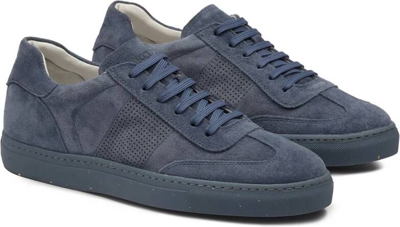 Kazar Suede sneakers in blauwe kleur Blue Heren