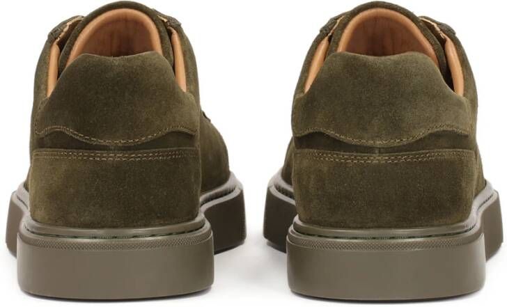 Kazar Suede sneakers in khaki kleur Green Heren