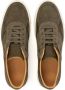 Kazar Suede sneakers in khaki kleur op witte zool Green Heren - Thumbnail 6