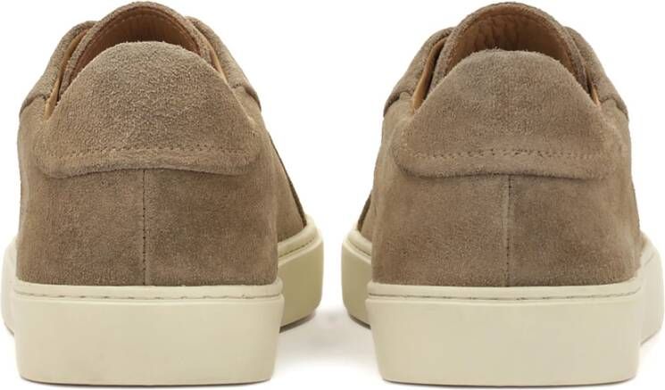 Kazar Suede sneakers in taupe kleur Beige Heren