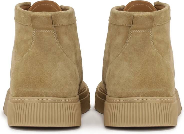 Kazar Suede sneakers met een hogere bovenkant Beige Heren