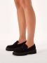 Kazar Suede zwarte instappers Black Dames - Thumbnail 6