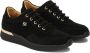 Kazar Suede zwarte sneakers Black Dames - Thumbnail 2