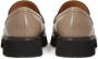 Kazar Taupe leren halfschoenen met contrasterende zool Beige Dames - Thumbnail 3