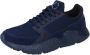 Kazar Studio Heren Textiel Sneakers Blue Heren - Thumbnail 8