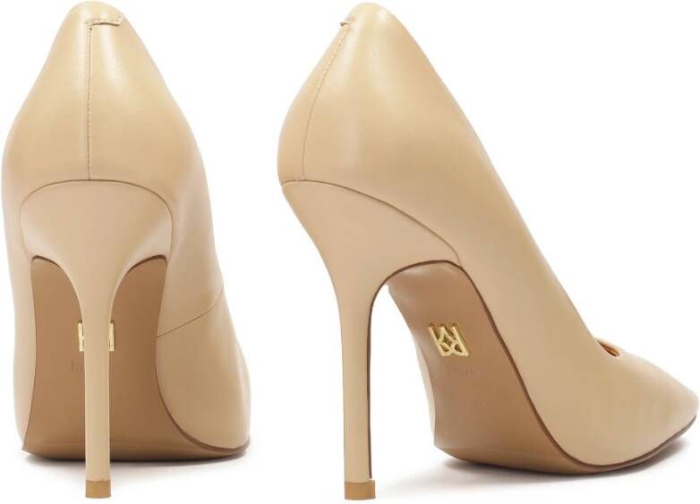 Kazar Tijdloze beige stiletto's met een slanke hak Beige Dames