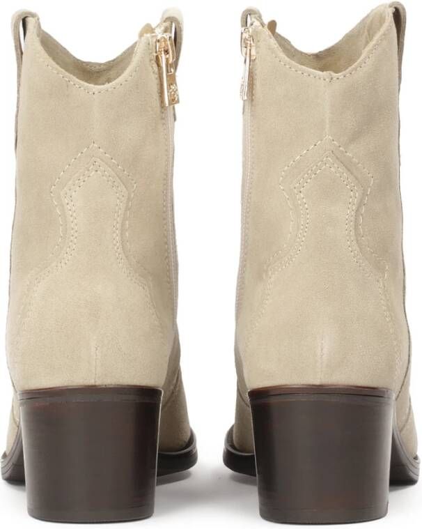 Kazar Tijdloze suède cowboy laarzen Beige Dames