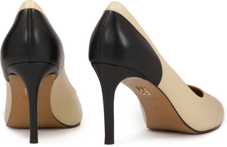 Kazar Tweekleurige pumps op een slanke stilettohak Beige Dames