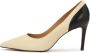 Kazar Tweekleurige pumps op een slanke stilettohak Beige Dames - Thumbnail 5