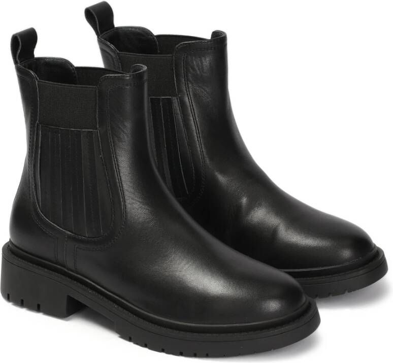 Kazar Urban Chelsea laarzen met een slip-on bovenwerk Black Dames