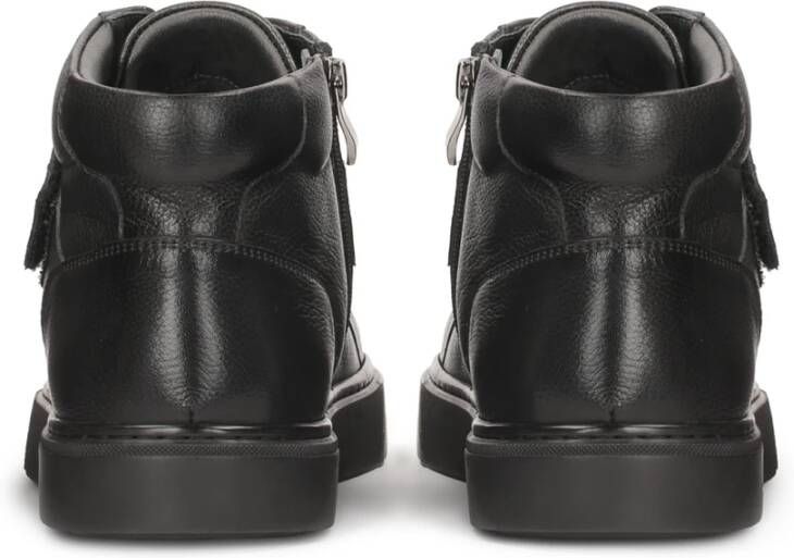 Kazar Urban graan lederen sneakers Black Heren