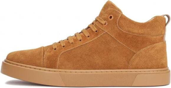 Kazar Urban suède sneakers met veters Brown Heren