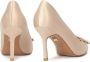 Kazar Versierde beige stoffen trouwpompen Beige Dames - Thumbnail 6