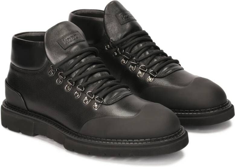 Kazar Veterschoenen met rubberen neuzen Black Heren