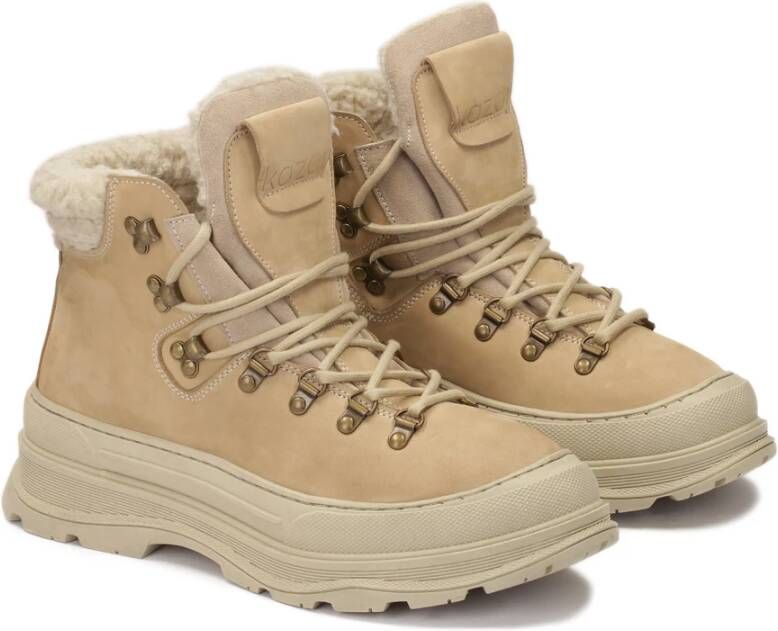 Kazar Veterschoenen van nubuckleer Beige Heren