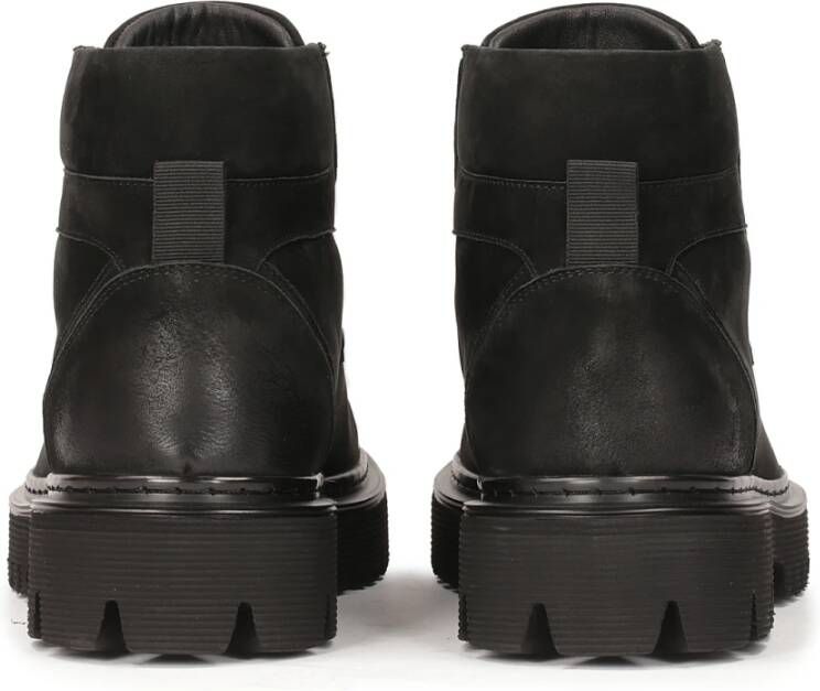 Kazar Veterschoenen van nubuckleer Black Heren