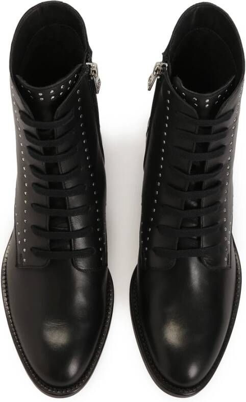 Kazar Veterschoenen versierd met studs Black Dames