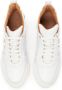 Kazar Witte Leren Geperforeerde Sneakers met Verborgen Anker White Dames - Thumbnail 5