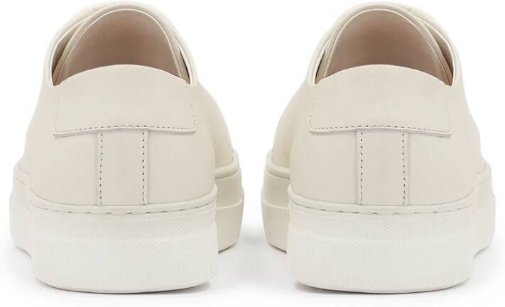 Kazar Witte leren sneakers met een eenvoudig bovendeel White Dames