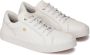 Kazar Witte leren sneakers met gouden elementen White Dames - Thumbnail 3