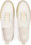 Kazar Witte leren sneakers op een beige zool White Heren - Thumbnail 7