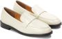 Kazar Witte loafers met zwarte zool White Dames - Thumbnail 4