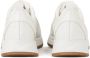 Kazar Witte monogram leren combinatie sneakers White Dames - Thumbnail 3