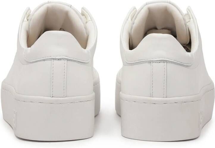 Kazar Witte sneakers met bedekte veters White Dames