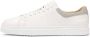 Kazar Witte sneakers met grijze hielkap White Heren - Thumbnail 6