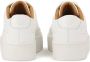 Kazar Witte sneakers met perforatie op de neus White Dames - Thumbnail 3