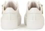 Kazar Witte sneakers met reliëfpatroon en ritssluiting White Dames - Thumbnail 2