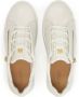 Kazar Witte sneakers met reliëfpatroon en ritssluiting White Dames - Thumbnail 5