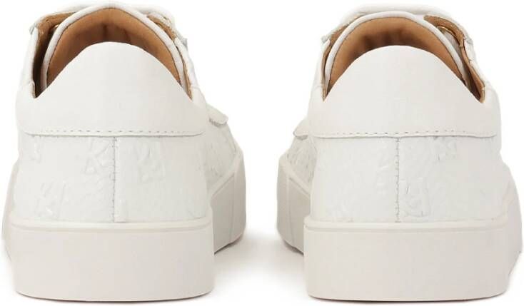 Kazar Witte sneakers met reliëfpatroon White Dames