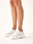 Kazar Witte sneakers op een dikke zool White Dames - Thumbnail 4