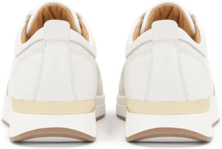 Kazar Witte sneakers op een verhoogde zool White Dames