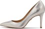 Kazar Zilveren leren minimalistische pumps Gray Dames - Thumbnail 5