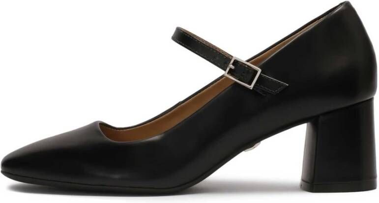 Kazar Zwarte bandpumps Black Dames