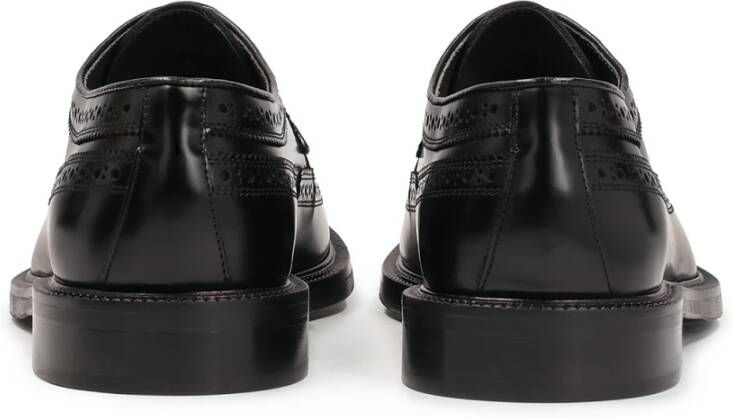 Kazar Zwarte brogues op een leren zool Black Heren