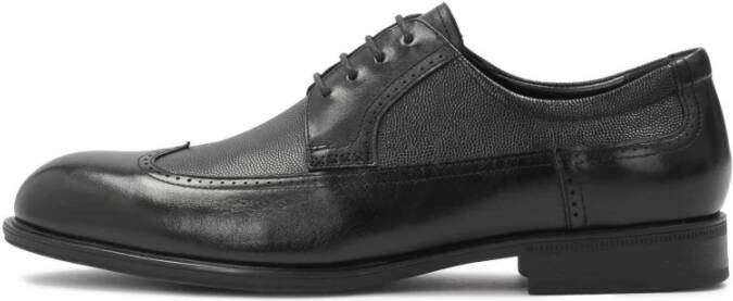 Kazar Zwarte Derby Casual Schoenen Black Heren