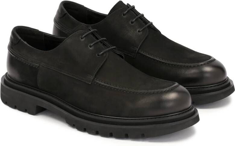 Kazar Zwarte Derby Schoenen met Draadzool Black Heren