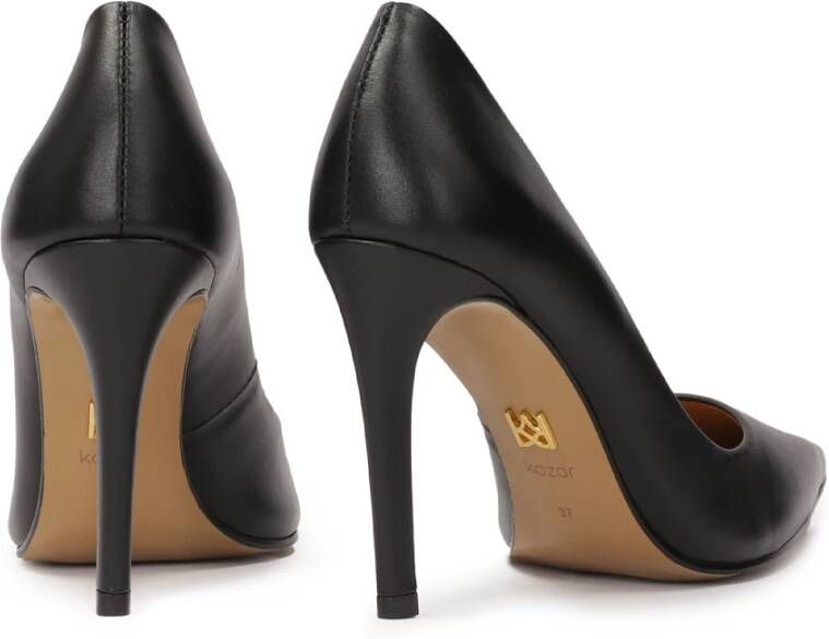 Kazar Zwarte gelakte stiletto's Black Dames