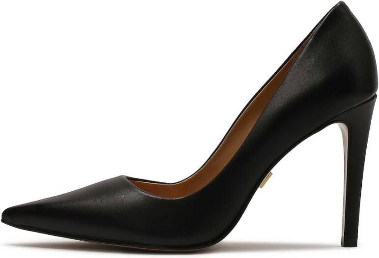 Kazar Zwarte gelakte stiletto's Black Dames